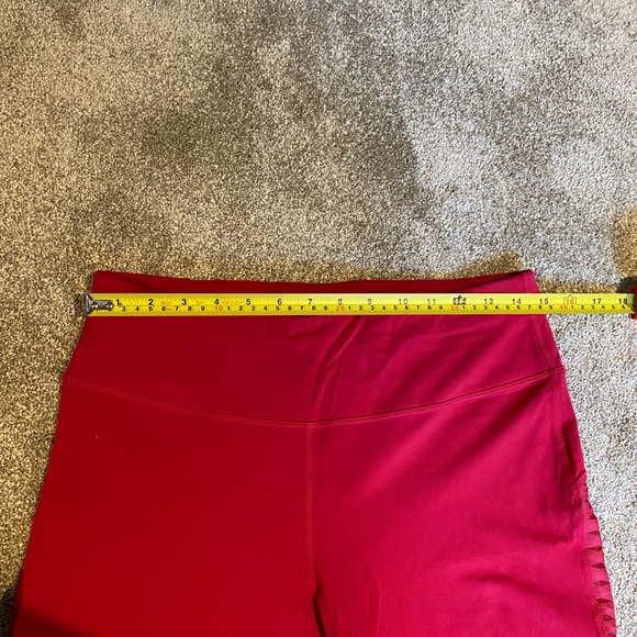 MPG Pink Leggings with Mesh Side Detail - Picture 8 of 10